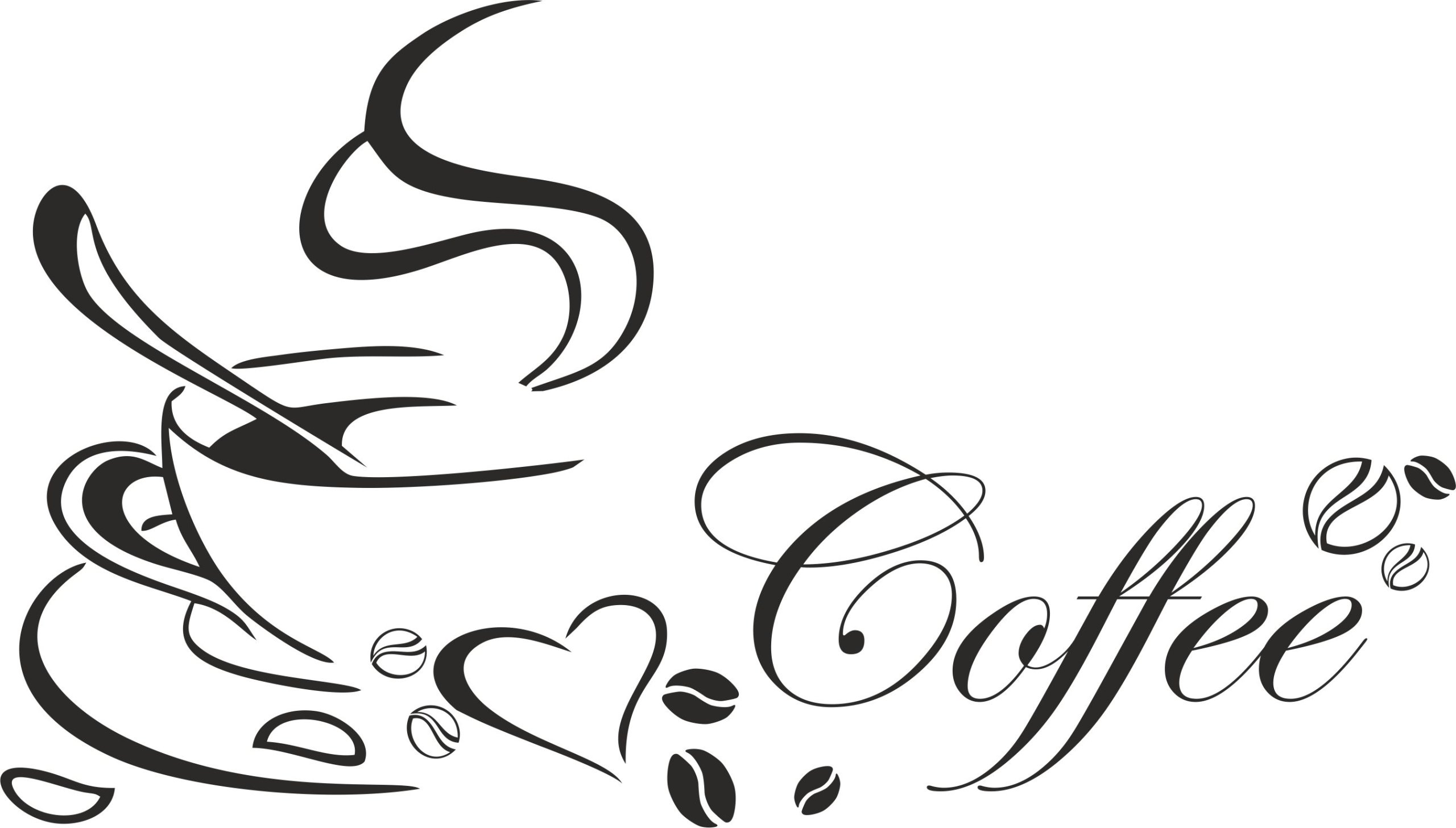 

Szablony malarskie do kuchni coffee kawa 50cm
