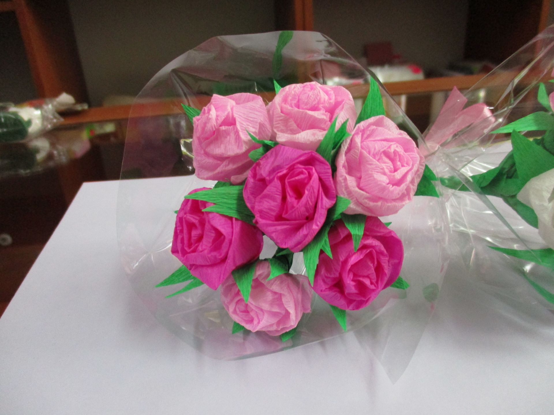 Букет роз спасибо гостям, причастие, свадьба