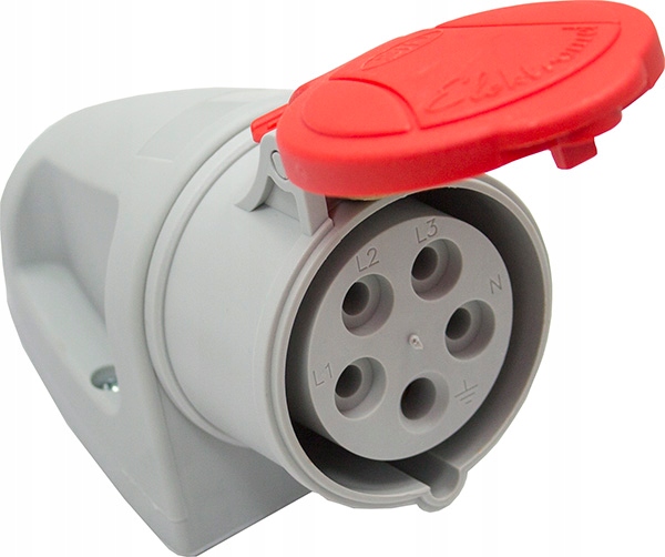 

Gniazdo Siłowe 32A 5P 400V Stałe Wtyczka 5 Bolców