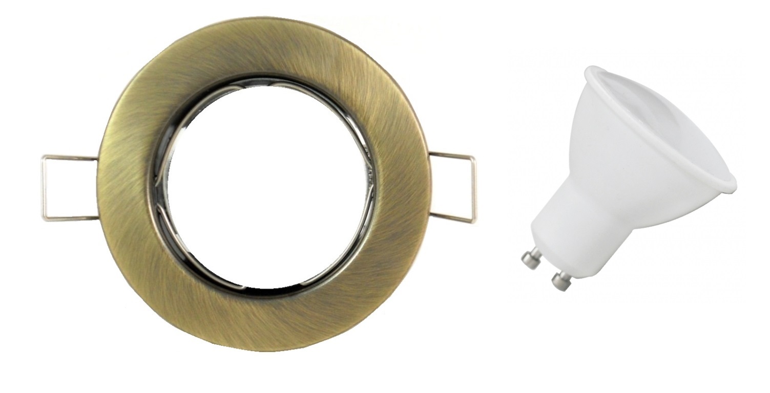 OPRAWA OPRAWKA DO PODBITKI HALOGENOWA +GU10 LED 3W