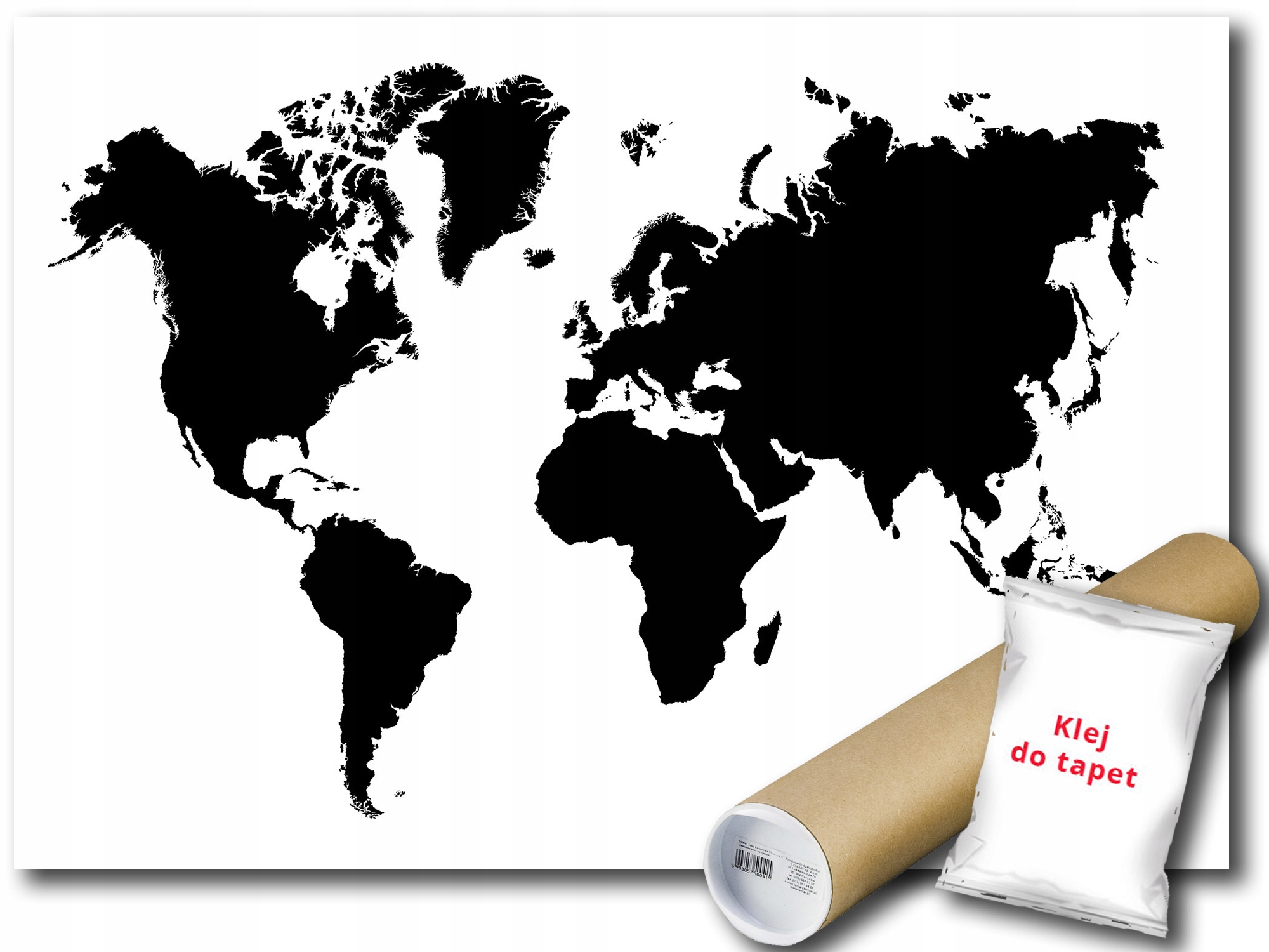 Fototapeta Vinylová Mapa Svet B&w 416x290