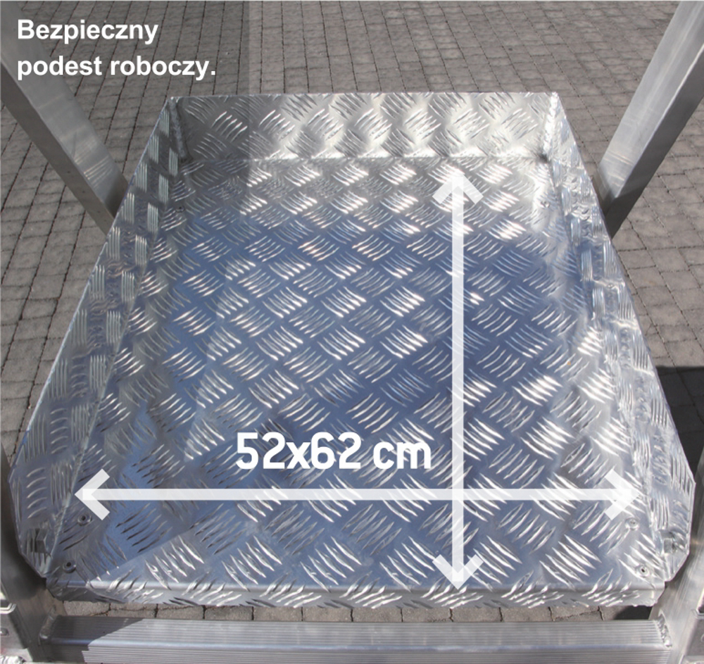 Drabiny FARAONE PLS 5 drabina podest roboczy Liczba elementów 1