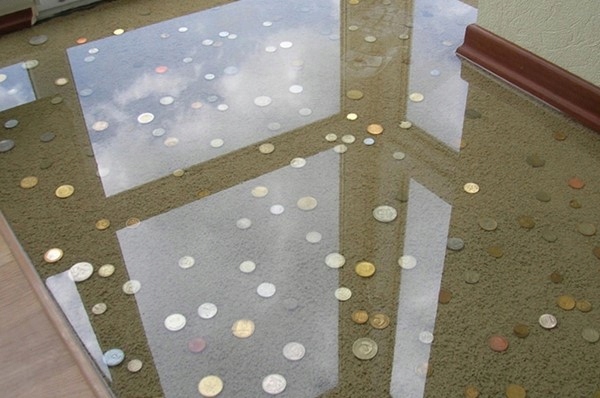 3D pryskyřice Barva bezbarvá na betonu 15 kg