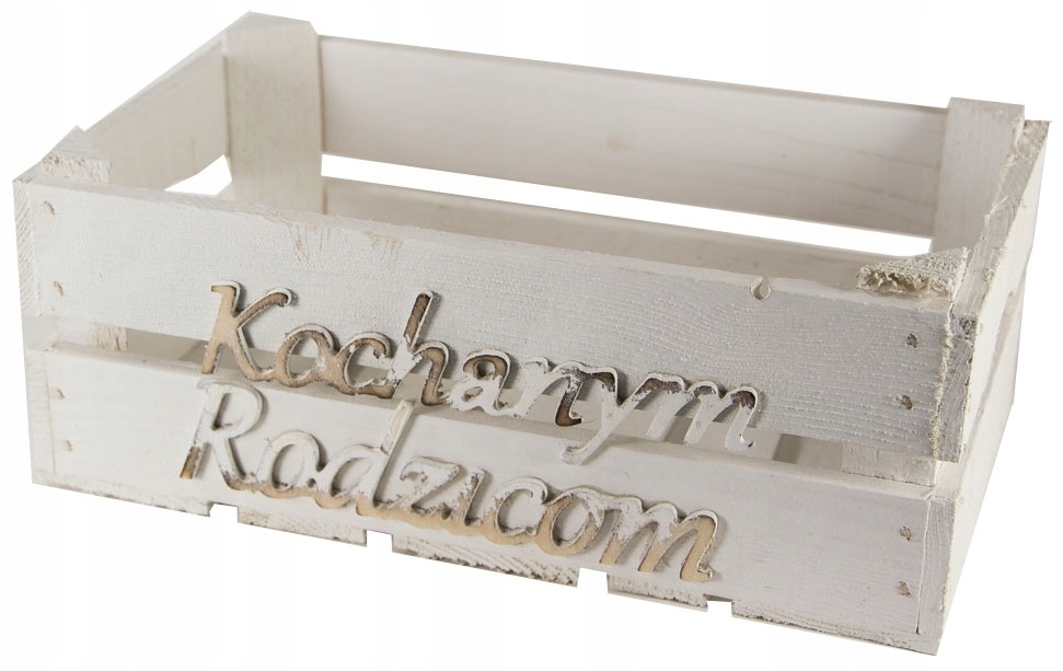 

Skrzynka Drewniana Kochanym Rodzicom Podziękowanie