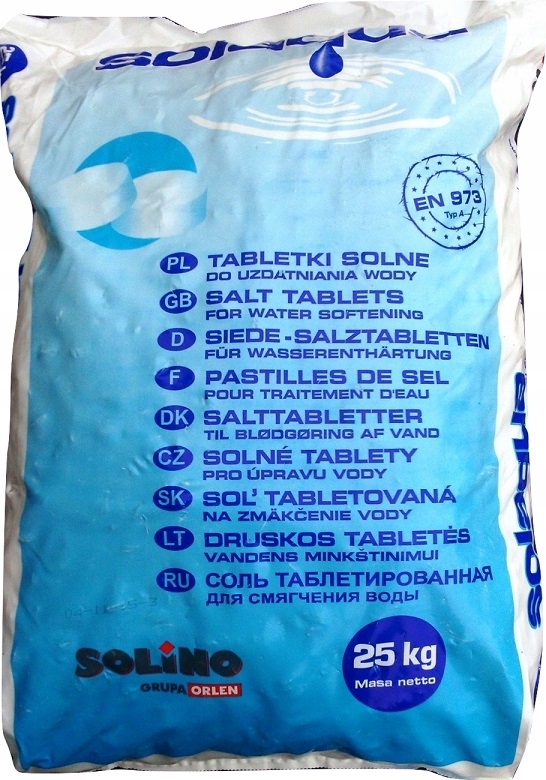 

Tabletka solna tabletki prod. Solino 25kg Solaqua