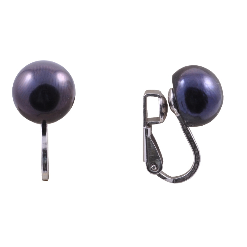 Stylové Klipy S Pravou Perlou O Průměru 8,5-9,0 MM