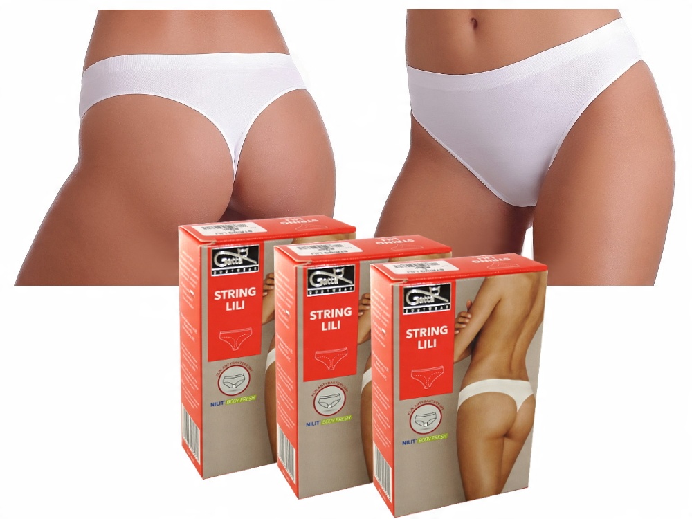 

3szt. Gatta Majtki String LILI stringi - r. M