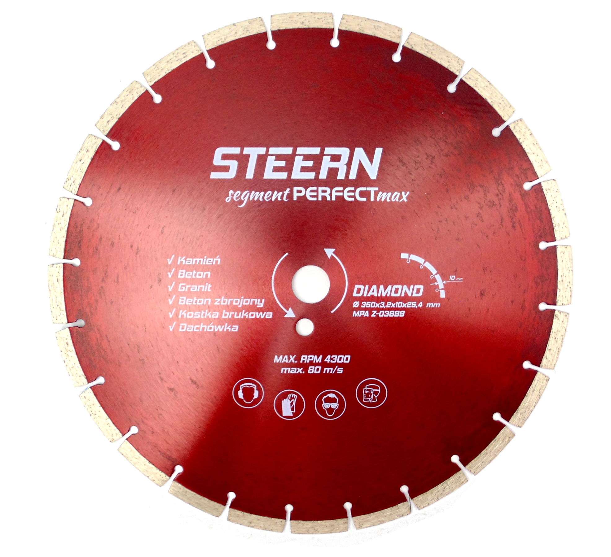 

Steern Segment Perfect 350 x25,4 Tarcza Diamentowa