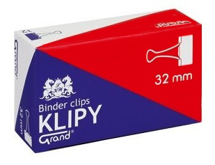 

Klipy do dokumentów 32 MM x 12 Sztuk Odporne