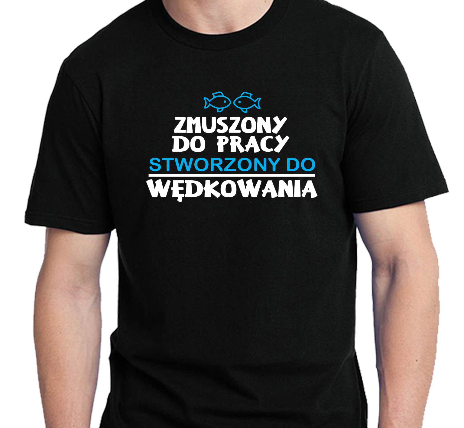 

Koszulka Na Ryby Wędkarska prezent Urodziny M