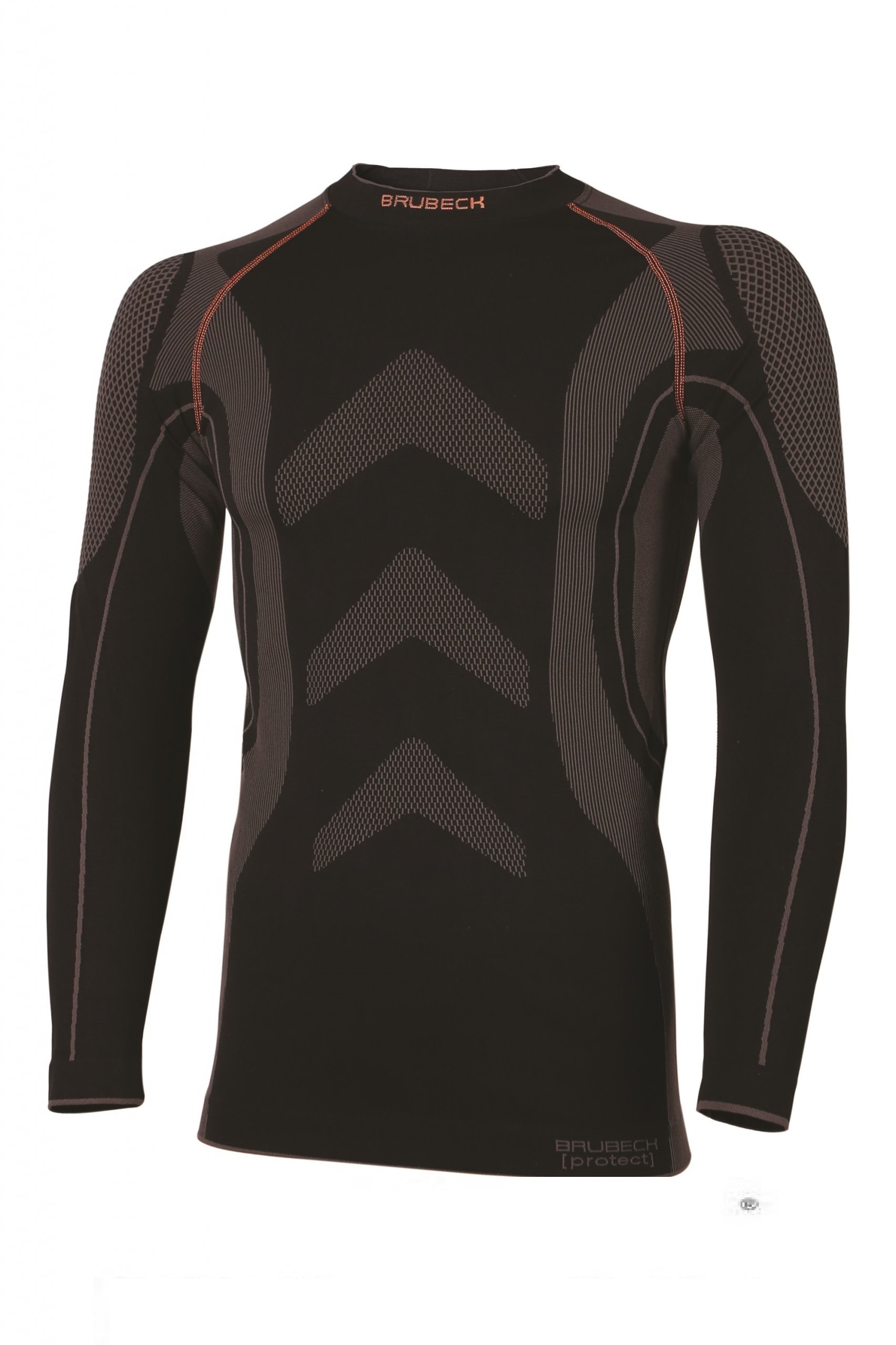 Bluza Koszulka Ochronna Termoaktywna termo Brubeck Protect czarna r.L