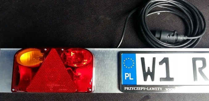 BELKA OSWIETLENIOWA swiatla PRZYCZEPA LAWETA tabli Part number brak