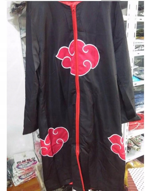 NARUTO SHIPPUUDEN KOSTIUM PELERYNA AKATSUKI STRÓJ Rozmiar XXL