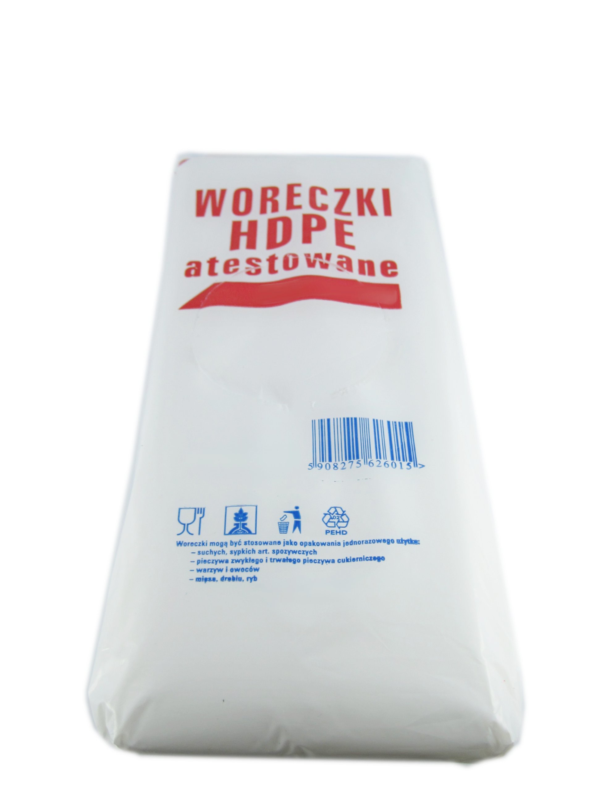 

Woreczki foliowe Hdpe śniadaniowe 14x4x38cm 1000'