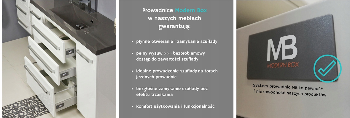 CZARNA Szafka do łazienki z umywalką 120 cm FOKUS Materiał MDF