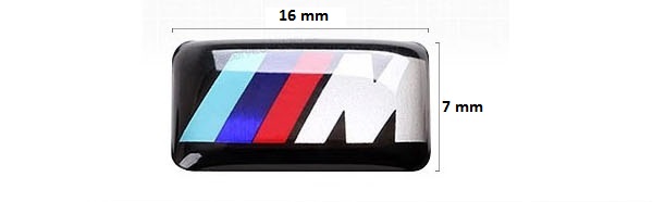 ZNACZEK EMBLEMAT BMW M-POWER M3 FELGI MPOWER 7mm Marka BMW