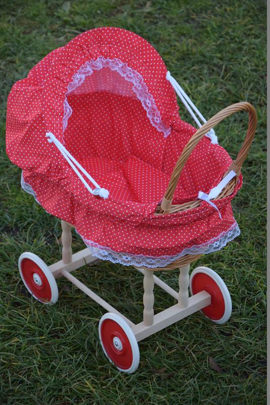 Wiklinowy wózek dla lalek wozek wózki 16 kolorów Kod producenta 4_WW_0010