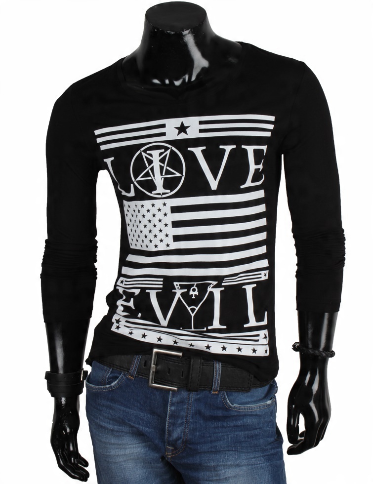 

Trendy Longsleeve Love Evil Przedłużany Tył - S
