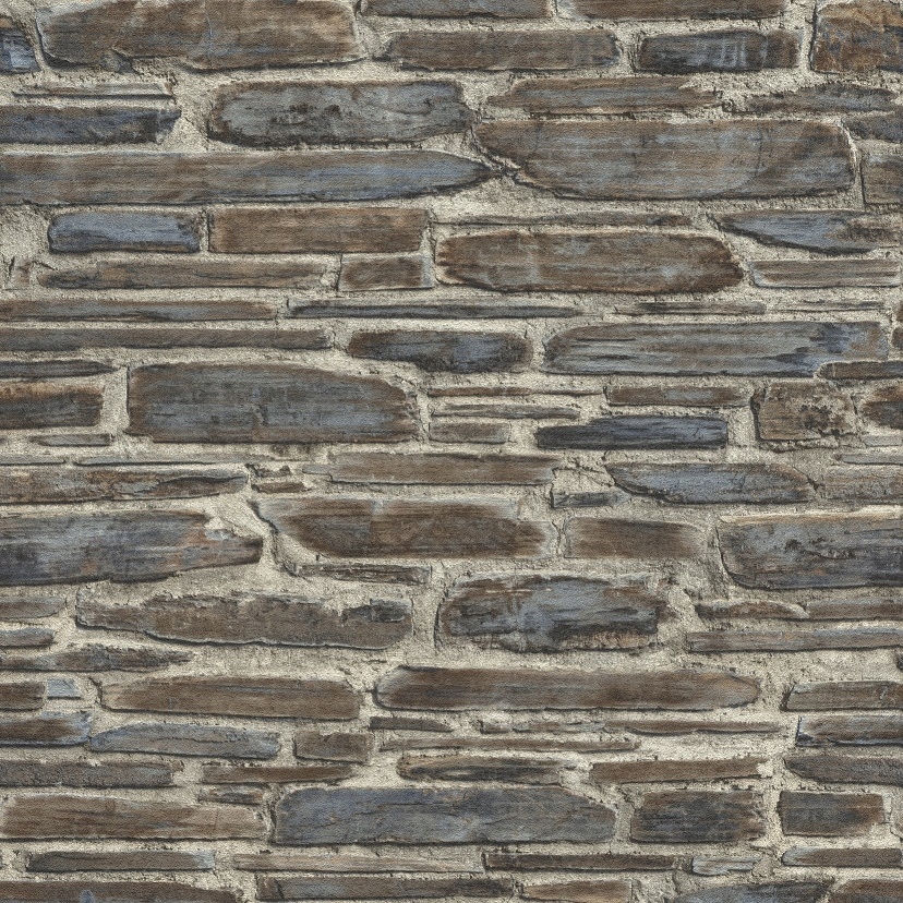 

Tapeta 3D Rasch 863420 Kamień Łupek Mur