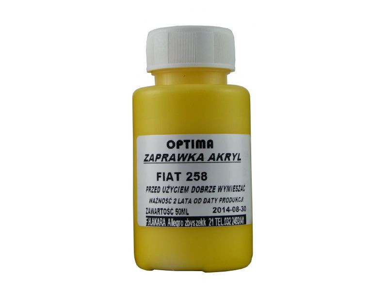 DUŻY LAKIER ZAPRAWKA SAMOCHODOWA 50ML OPTIMA Rodzaj zaprawki