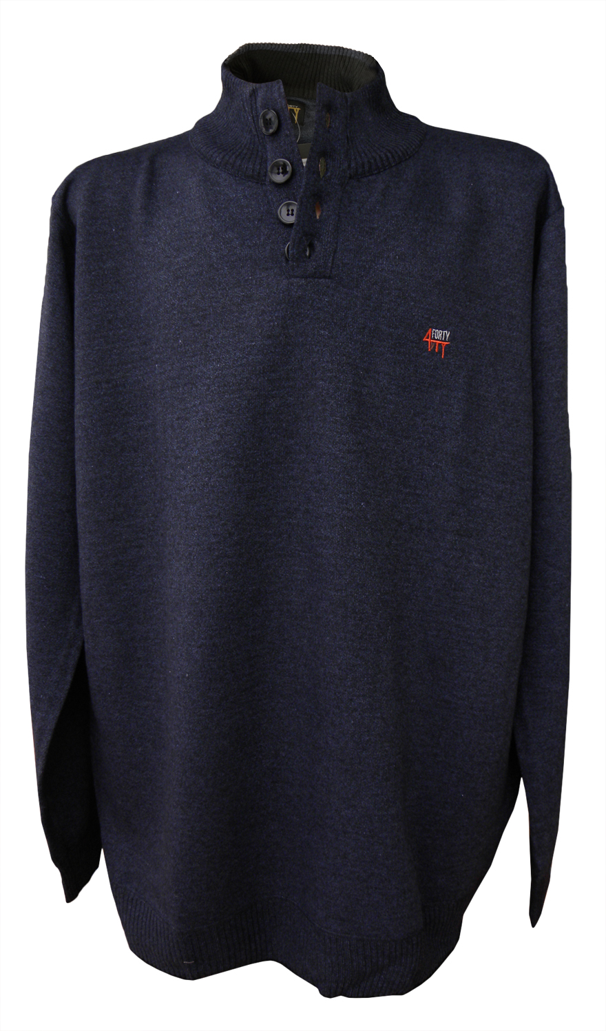 

03 032 Sweter Rozpinany Golf Antracytowy Roz. 3XL