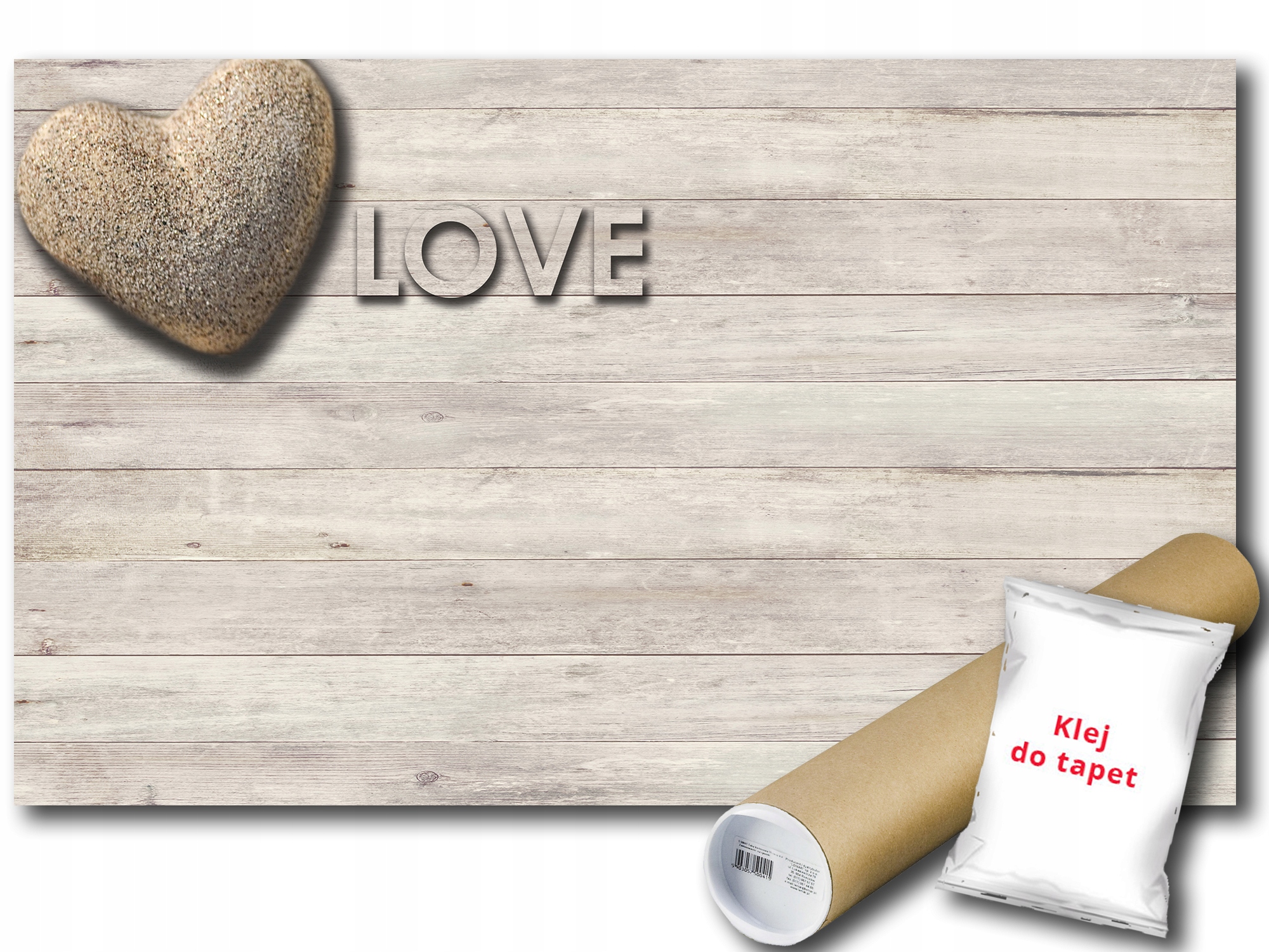 Fototapeta Srdce Na Dřevě 6C V4 254x184 F3474