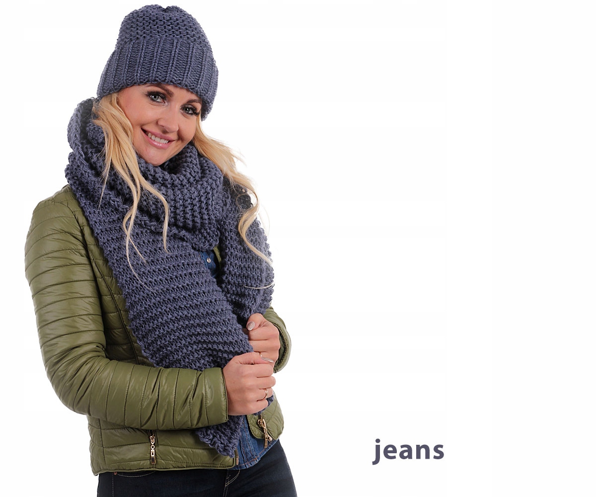 PASMANTEX SZALIK SZAL ZIMOWY OVERSIZE WEŁNA Marka inna