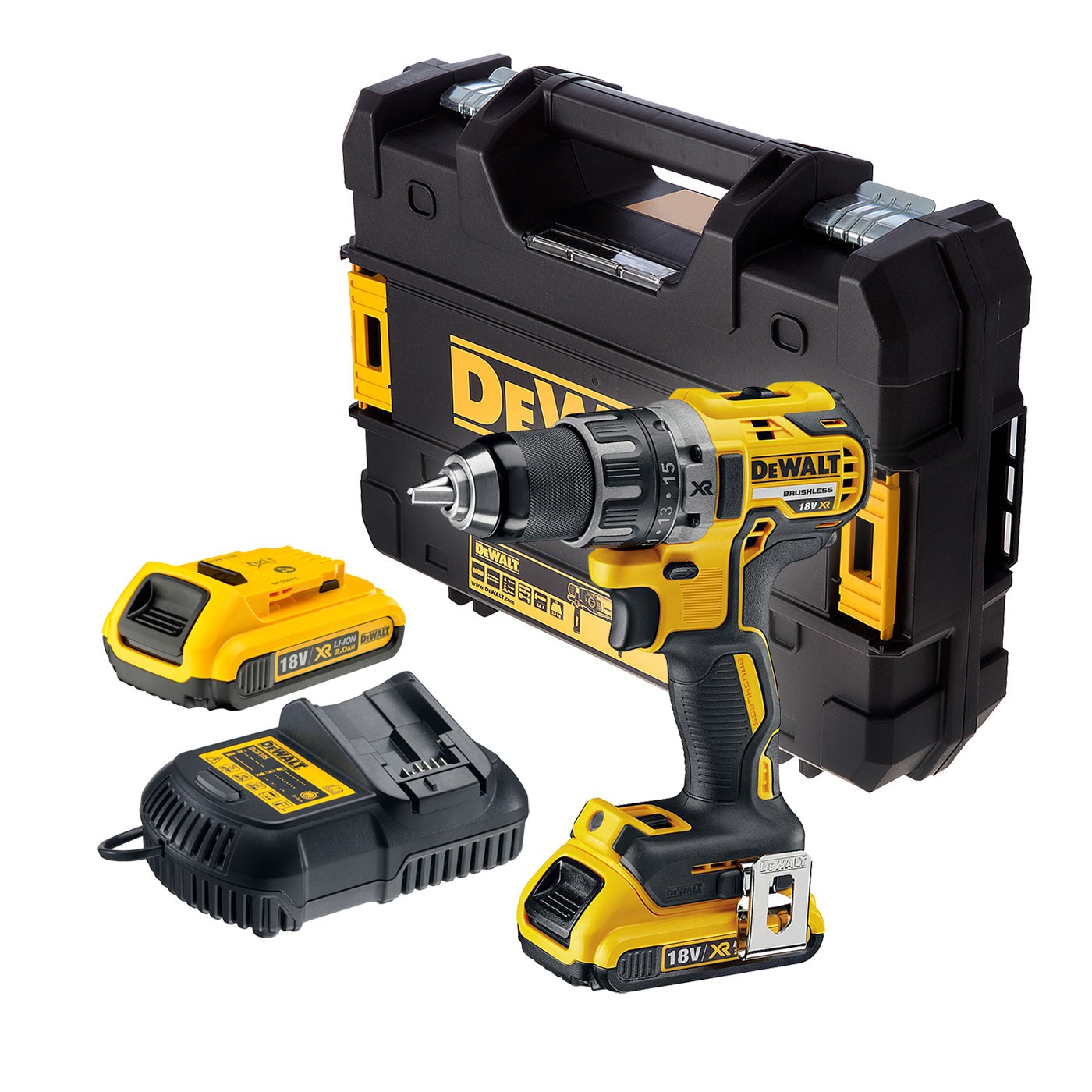 Dewalt brushless 18v. Дрель-шуруповерт DEWALT dcd791d2. DEWALT шуруповерт 18v бесщеточный. Аккумуляторная дрель-шуруповерт DEWALT dcd791p2. Шуруповёрт ДЕВОЛТ 791.