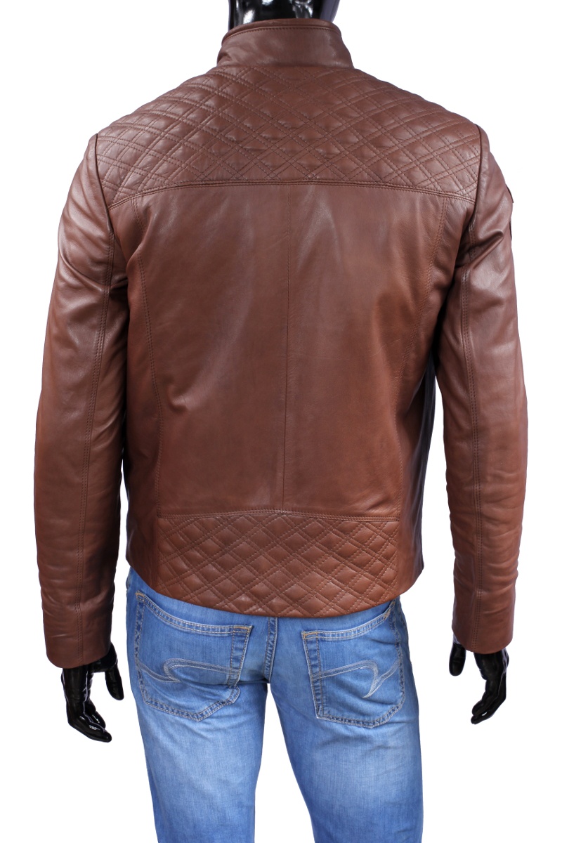 Kurtka Skórzana Pikowana Męska DORJAN PIK219 M Rozmiar M