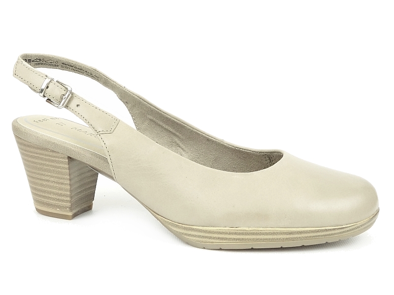 Marco Tozzi 29604 Taupe Sandály Na Podpatku vel. 37