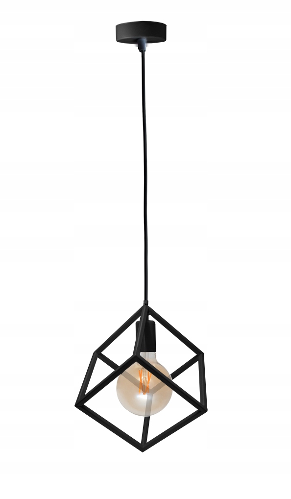 

Sufitowa Lampa Skandynawska Wisząca Kostka Edison