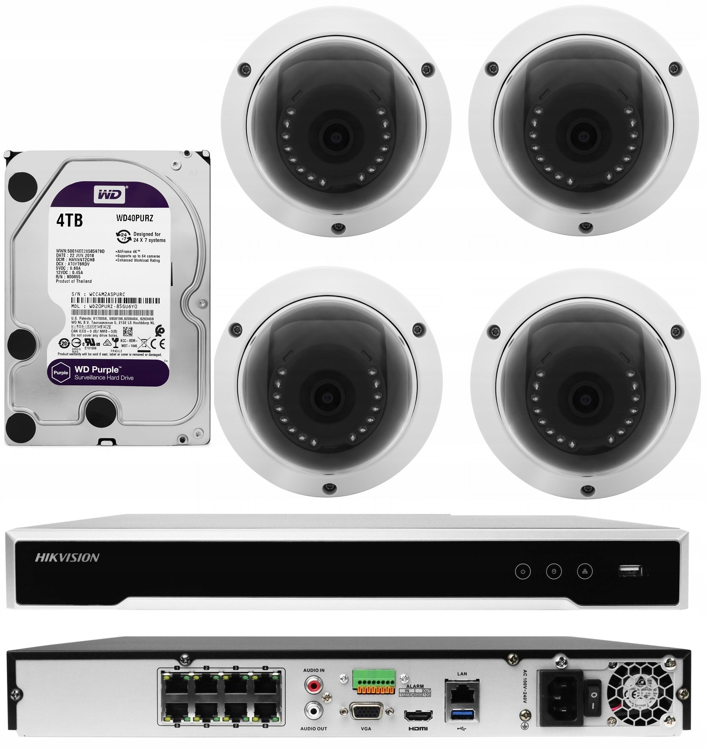 System Monitoringu Hikvision Ip Kamery Zewnetrzne Sklep Internetowy Agd Rtv Telefony Laptopy Allegro Pl