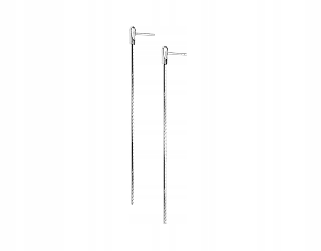 

Długie Wiszące Kolczyki Łańcuszki Linie 5cm pr 925