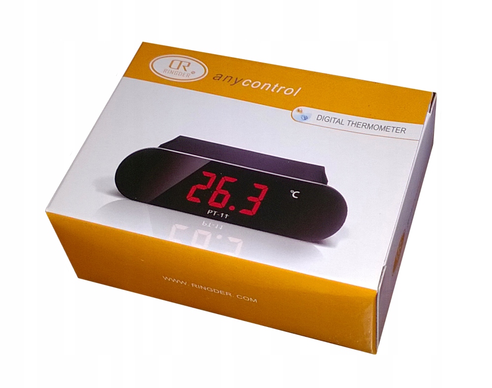 Termometr panelowy LED -50 +120C BLUE 12V PT-11 Marka Ringder