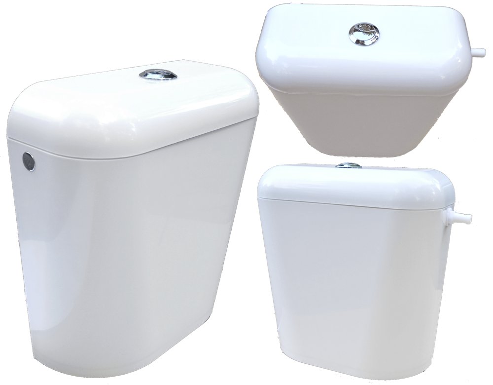 Spłuczka uniwersalna do kompaktów wc montaż bezpośrednio na wc, dolnopłuk Marka inna