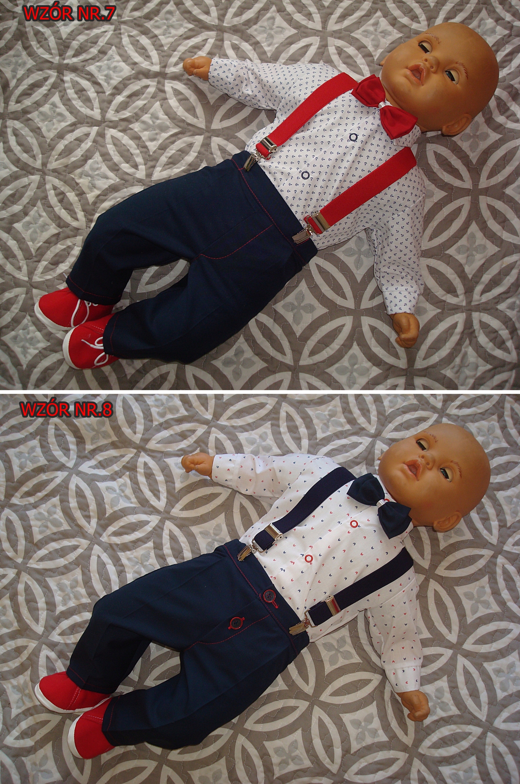 POLSKIE UBRANKO KAMIZELKA/CHRZTU/WESELE/74 Kolor niebieski