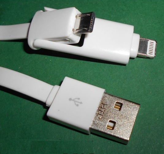Кабель разъем USB для микро микро USB iphone 1M (3516) EAN 5903802624359