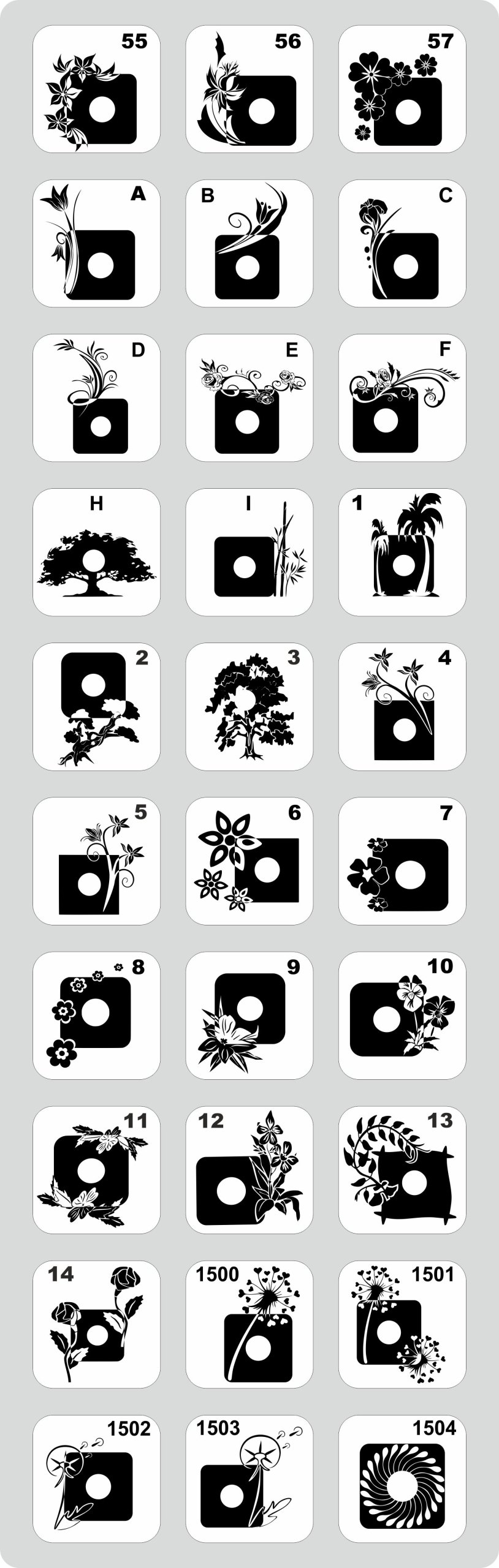 naklejki welurowe pod kontakt włącznik na ścianę Długość 20 cm