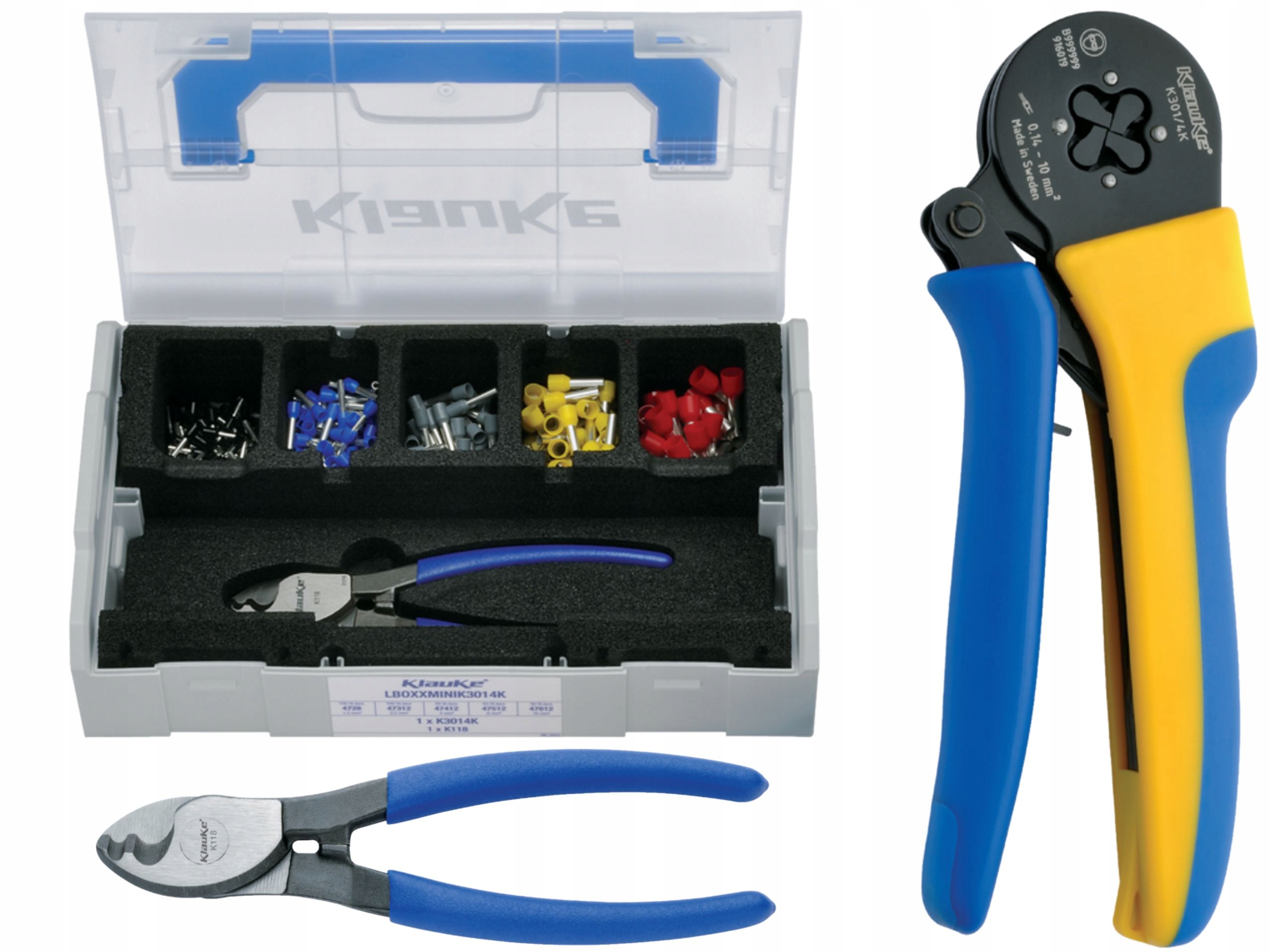 Klauke K3014K Lisovací Kleště Na Dutinky 0,14-10