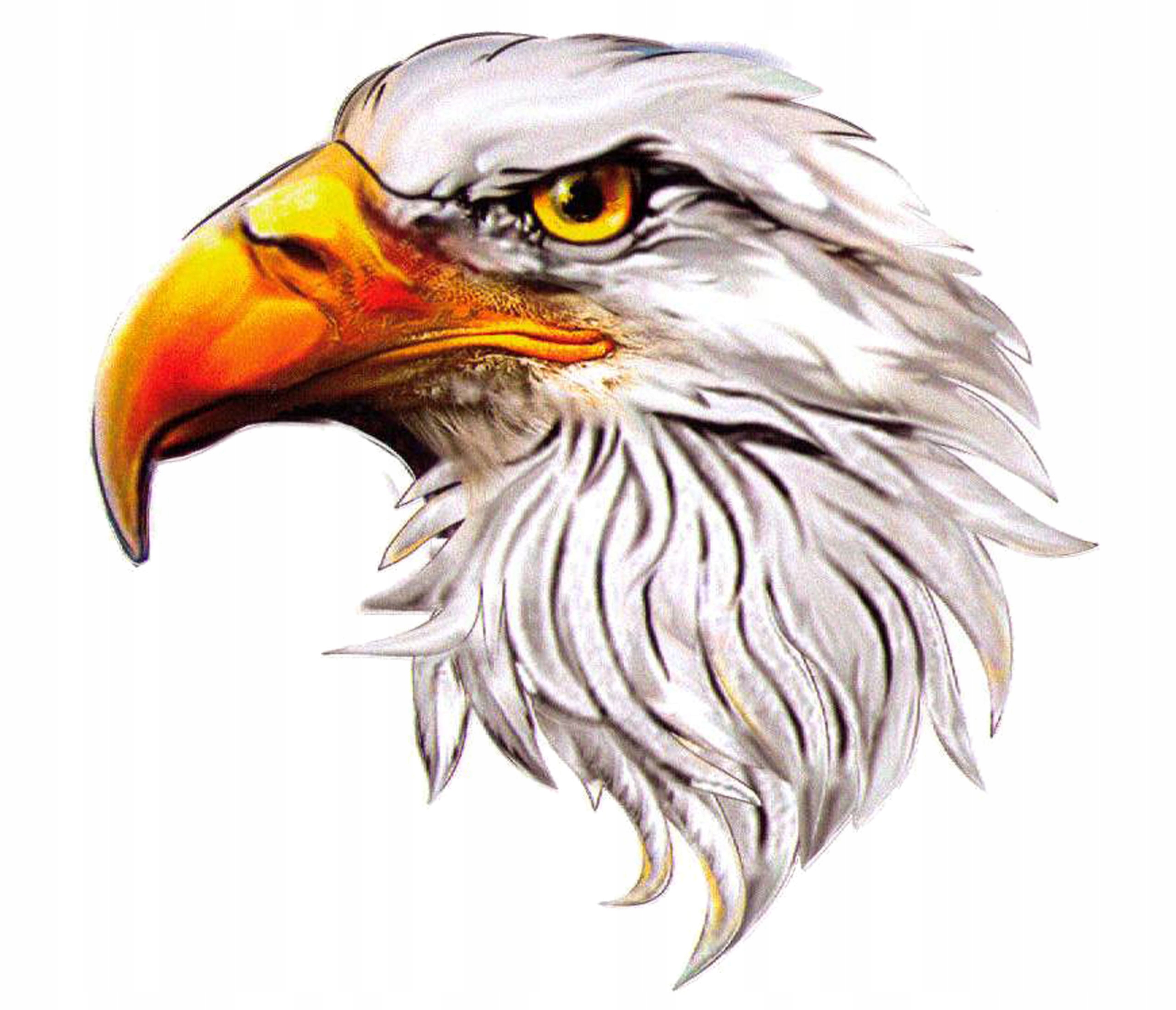 НАКЛЕЙКА НА АВТО, МОТОЦИКЛ ОРЕЛ ГОЛОВА ОРЛА