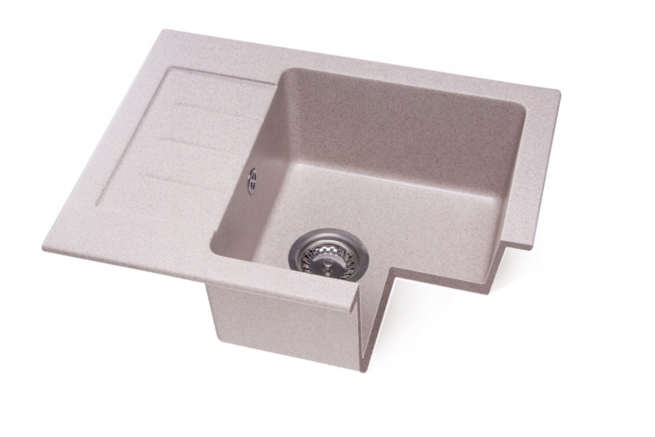 ZLEWOZMYWAK GRANITOWY KUCHENNY JEDNOKOMOROWY Stan opakowania oryginalne