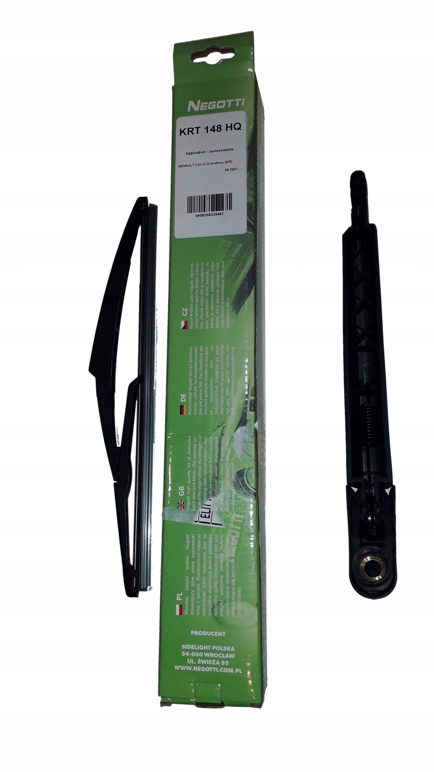 NEGOTTI RAMIĘ WYCIERACZKI TYŁ KRT148HQ RENAULT Producent części NEGOTTI