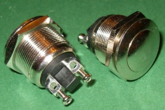 Przełącznik zwierny PBS28B chwilowy METAL wandaloodporny(1039) Producent Planeta