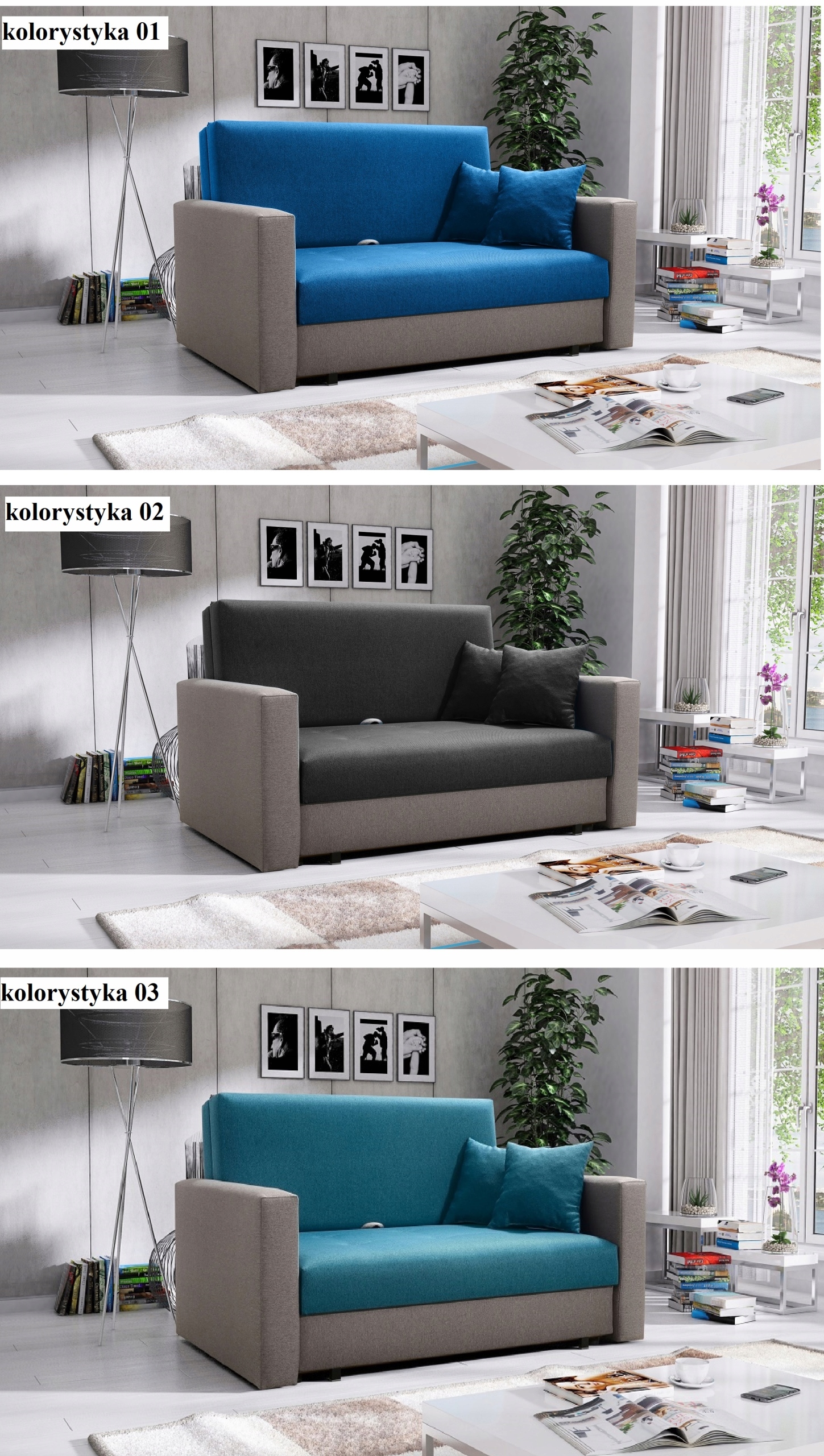 Sofa Smart - amerykanka rozkładana, fotel, dwójka Kod producenta SmartII
