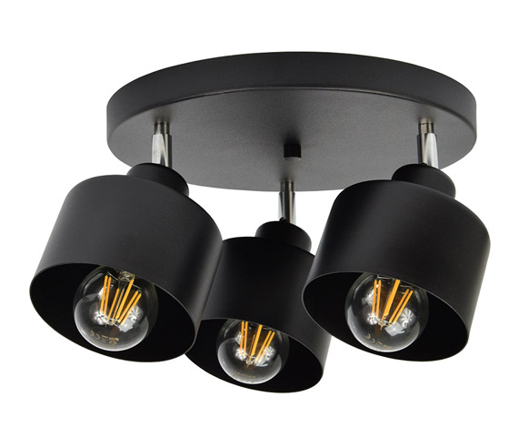 LAMPA SUFITOWA PLAFON ŻYRANDOL LOFT EDISON LED Zasilanie sieciowe