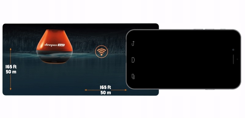 ECHOSONDA DEEPER START ORYGINAL SONAR WIFI Model Fishfinder Start