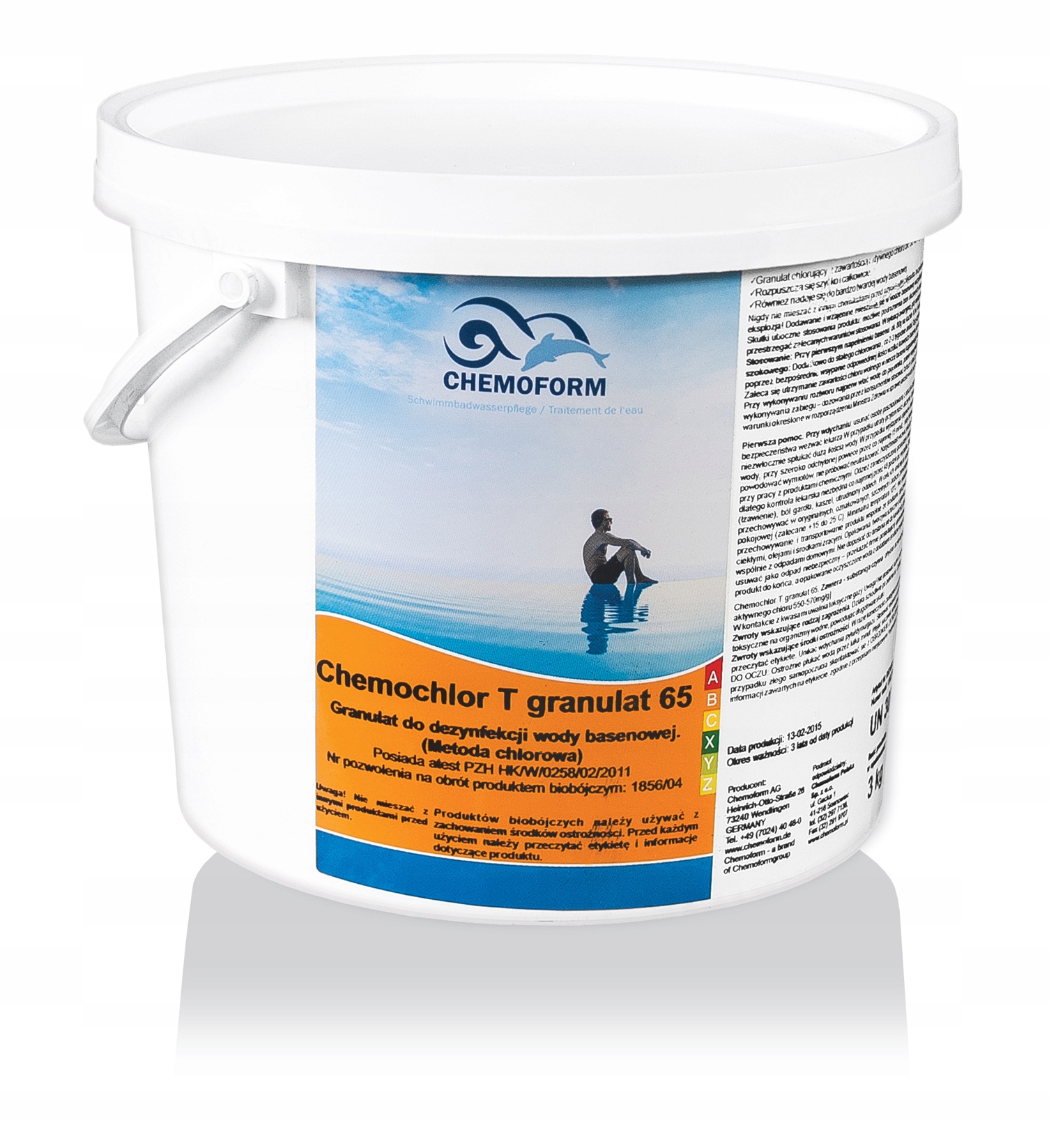 Chemo Chlor Szok T65 Szybka Dezynfekcjia Wody w Basen Jacuzzi Chemoform 5kg