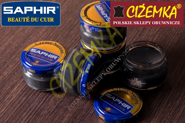 SAPHIR POMMADIER PASTA KOLORYZUJĄCY KREM 15 SZARY Kod producenta SAPHIR POMMADIER