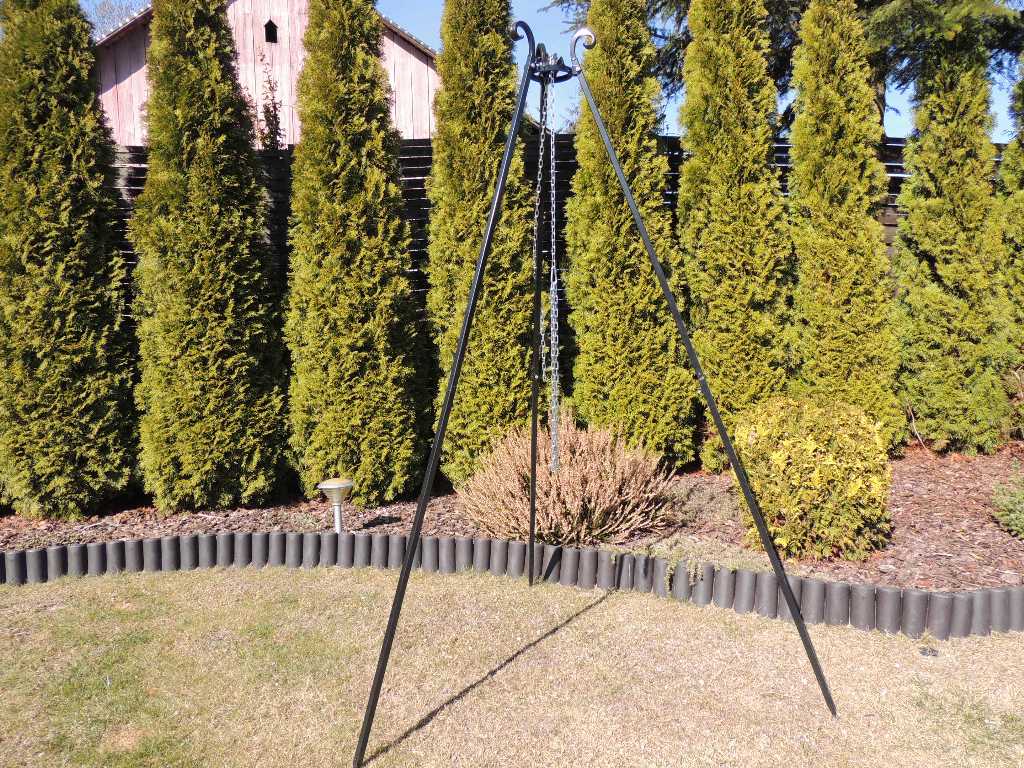 TRÓJNÓG 180CM GRILL OGRODOWY + ŁAŃCUCH PROMOCJA Producent Grill