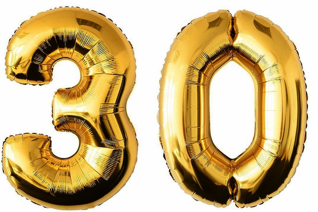 Цифра 30 на юбилей картинки